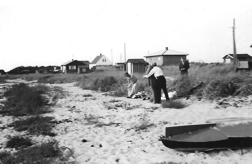 omklædning på stranden